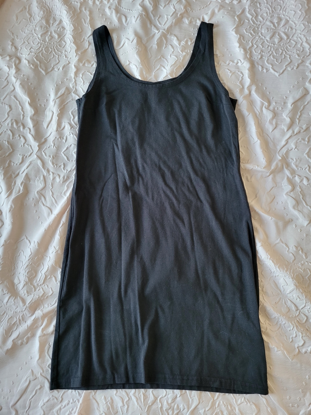 H&M Black Scoop Neck Tank Dress